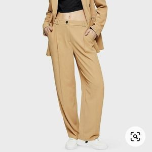 Topshop camel trousers